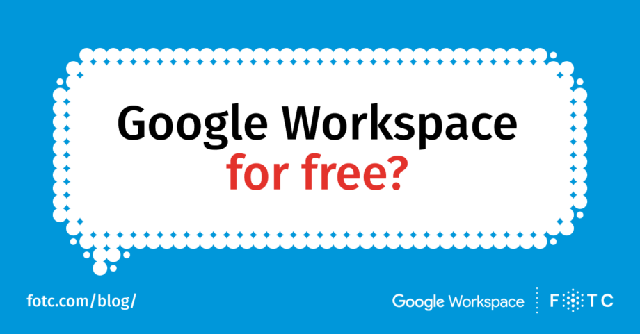 Google Workspace (formerly G Suite) for free – is it possible?