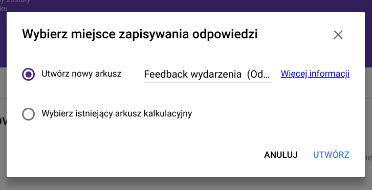 Tworzenie Arkusza 