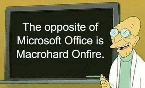 microsoft office and microhard onfire