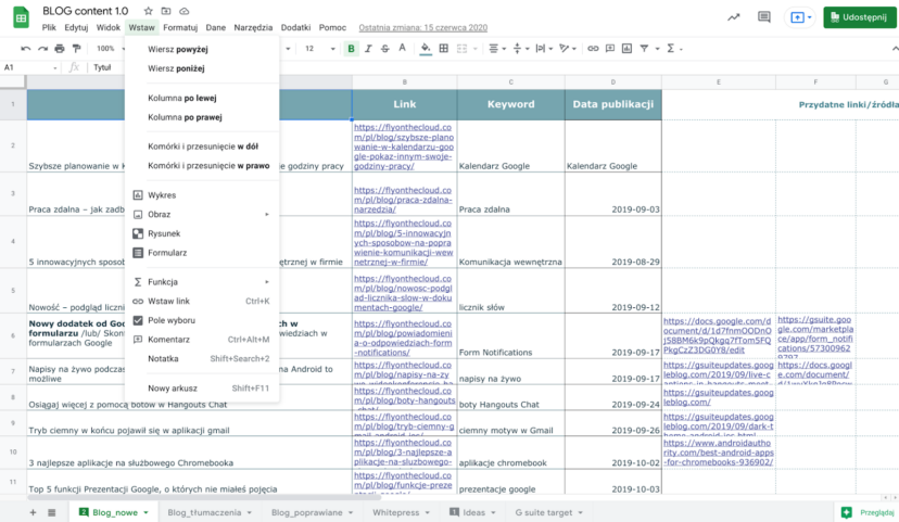 Excel czy Sheets? Porównanie arkuszy kalkulacyjnych dla firm
