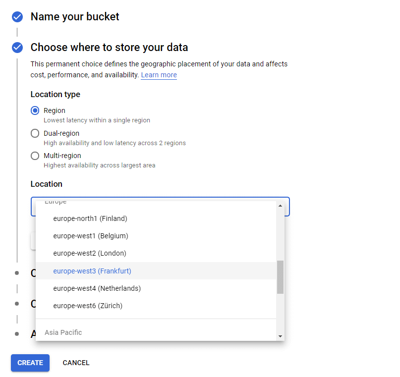 Google Cloud Storage tutorial