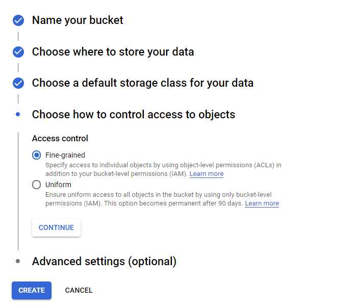 Google Cloud Storage tutorial