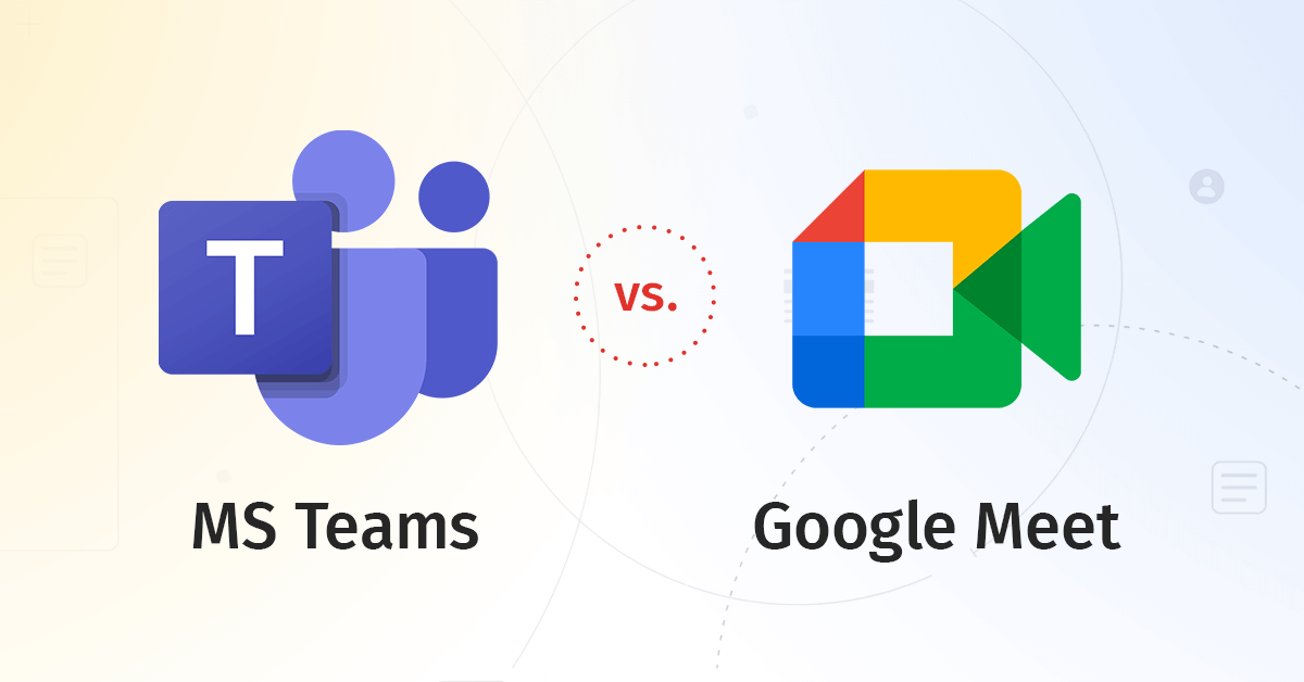 microsoft teams vs google meet data usage