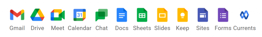 google workspace apps