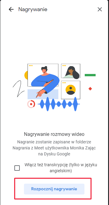 Rozpocznij nagrywanie