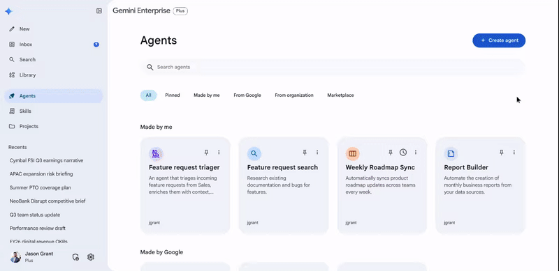 agent gallery