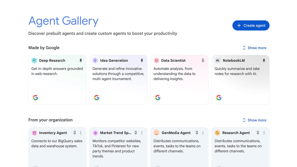 Gemini Enterprise app